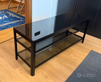 Mobiletto tv nero vetro