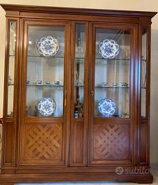 Vetrina legno massello