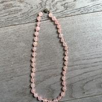 Collana di giada rosa naturale