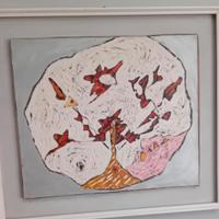 COPPIA OLIO SU TELA MARINETTI- VENEZIA 1970 