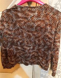 Camicia leopardata elegante da donna