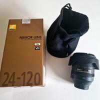 Obbiettivo Nikon  AF-S Nikkor 24-120 mm f4/G ED VR
