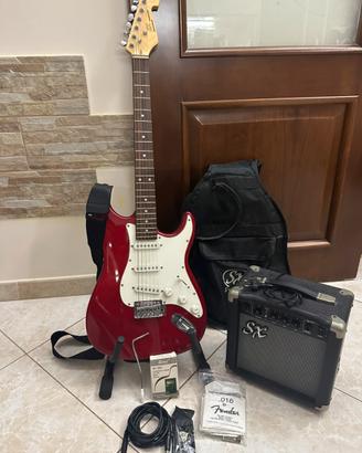 Chitarra Elettrica SX + Amplificatore SX +  kit