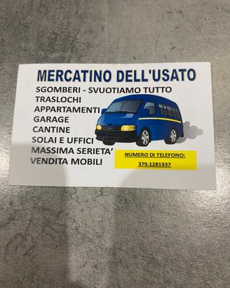 RITIRO MOBILI USATI