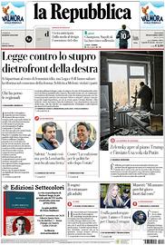 La Repubblica del 26 novembre 2025