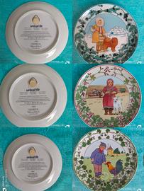 collezione piatti unicef
