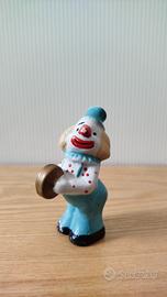 Statuetta vintage Clown suonatore 