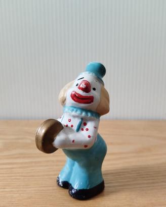Statuetta vintage Clown suonatore 