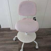 Sedia route ufficio studio Ikea regolabile sfodera