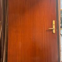 Porta battente cieca liscia ciliegio 210x90