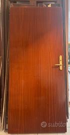 Porta battente cieca liscia ciliegio 210x90