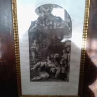 quadro con stampa d'epoca, arte sacra