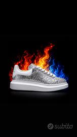 Alexander Mcqueen Grigie Brillanti
