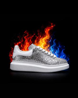 Alexander Mcqueen Grigie Brillanti