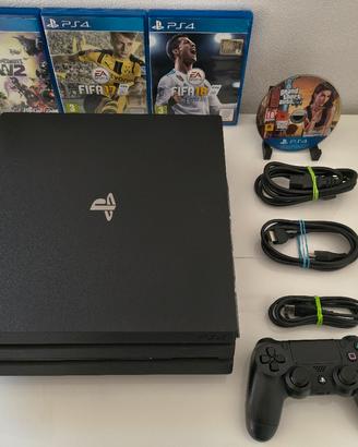 Sony PS4 Pro 1tb + DualShock4+ giochi