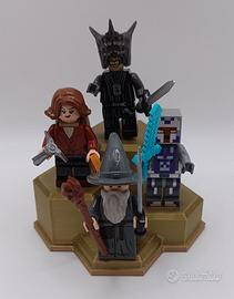 Base Espositore Compatibile Lego Mattoncini Block