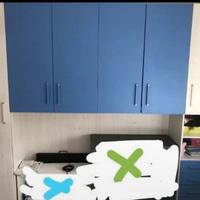 letto con armadio per bambini 