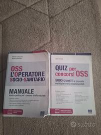 2 libri manuale e quiz oss 