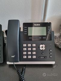 N. 8 TELEFONI FISSI YEALINK HD CENTRALINO VOIP