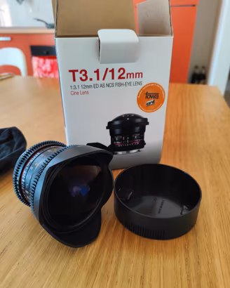 Obiettivo Samyang Fish-eye 12mm t/3.1 per Sony A