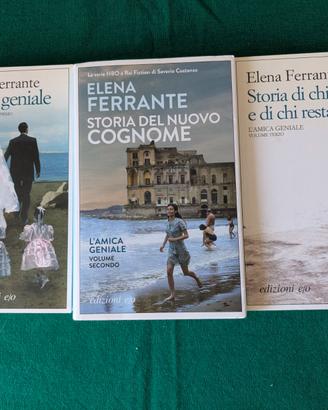 Elena ferrante - 3 libri l'amica geniale