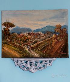 Quadro olio su tela anni 50/60