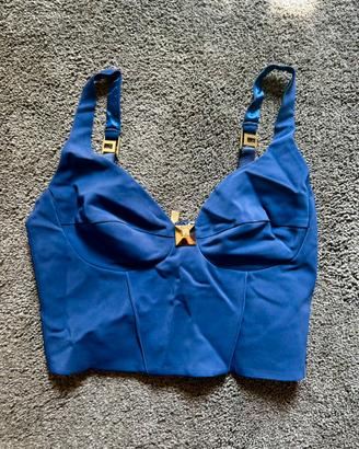 Elisabetta Franchi Bustier Blu TG 40