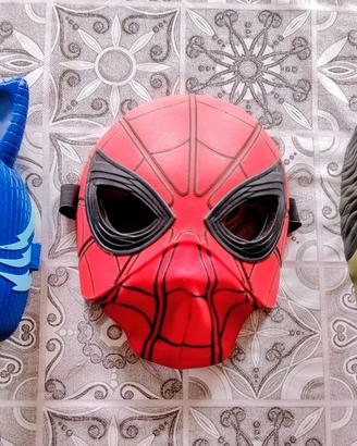3 maschere personaggi Hulk - Spiderman - PJ Masks