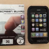 Cover iphone 3g s pellicole display