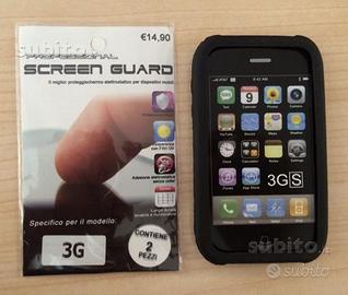 Cover iphone 3g s pellicole display