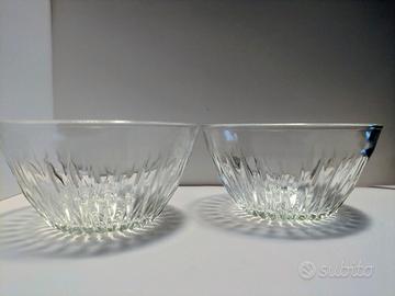 Coppia ciotole vetro Duralex vintage 