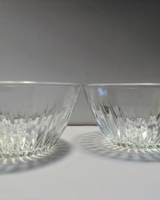 Coppia ciotole vetro Duralex vintage 