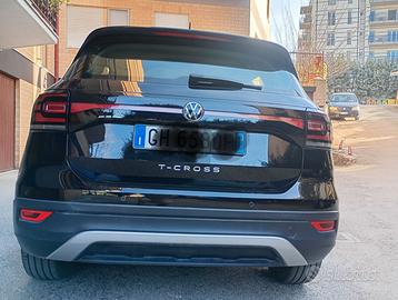 Volkswagen t-cross 1.0 95 CV style benzina nera