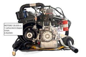 Motore d'epoca Fiat 126 650 cc. al nuovo