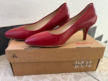 Scarpe rosse con tacco n. 39 NUOVE