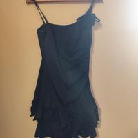 vestito elegante con stola abbinata