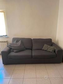 Divano letto Poltronesofà 3 posti con materasso