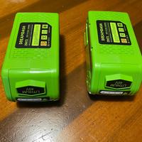 Batterie 2x 40 V 6 Ah Greenworks