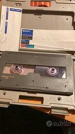 Cassetta broadcast Sony D1L-76 con custodia
