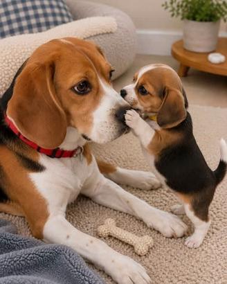 beagle femmine con pedegree 