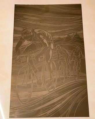 Xilografia di Bartoli e Cornacchia con cornice