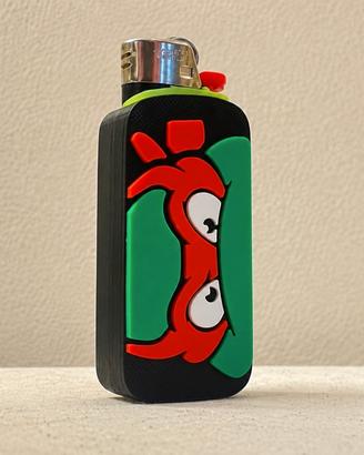 Accendino con custodia Tartarughe Ninja Raffaello 
