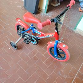 bicicletta di Spiderman 