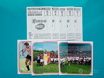 set Ringo figurine calciatori 2004 05 nuove