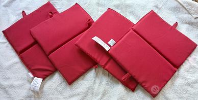 Set di 4 cuscini per sedia