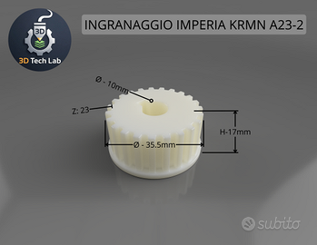 Ingranaggio Imperia Restaurant KRMN-A23 (10mm)