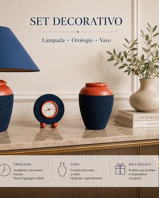 Set in ceramica 3 pezzi