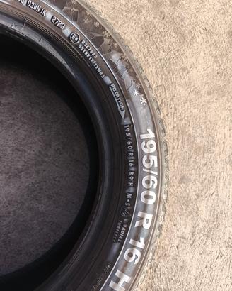 gomme invernali 195/60r16