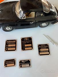 Targhetta identificativa karmann