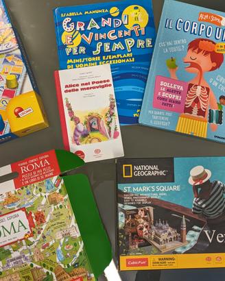puzzle e libri pop up